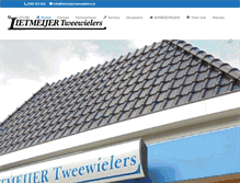 Tablet Screenshot of lietmeijertweewielers.nl